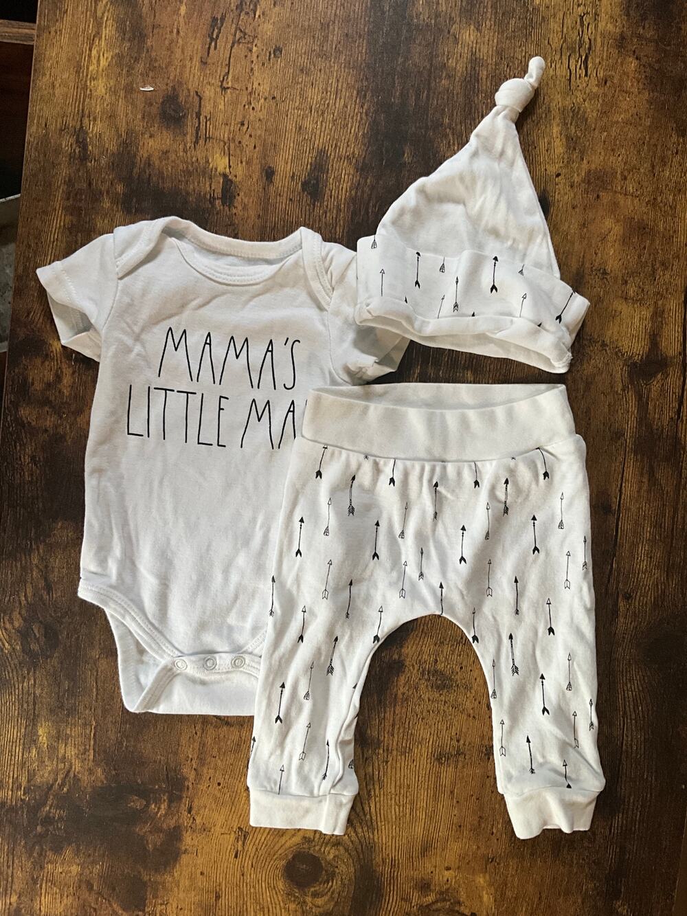 3-6 Month Rae Dunn baby outfit 3-6m kids clothes